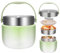 Lotvic Food Flask, 1200ML Large Capacity Food Flasks for Hot Food, Stainless Steel Thermal Food Flask with Folding Spoon, Leakproof Insulated Food Jars for adults & Kids - Keep Hot/Cold for 12 Hours