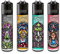 Clipper Feuerzeuge Church Windows (4er Set), Neue Motive 2025