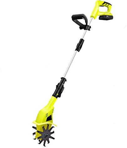 Handheld Wireless Lithium Battery Micro-Tiller 20V Scarifier Agricultural Tiller Small Household Electric Hoe Rotary Tiller