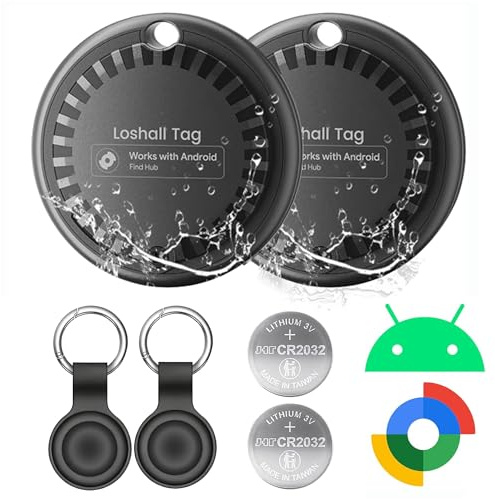 Traceur GPS Android, Air Traker, Localisateur Fonctionne avec l’app Google, ImperméAble Bluetooth Localisateur, Smart Tag pour Les Clés/Portefeuilles/Valises/Bagages/Enfant