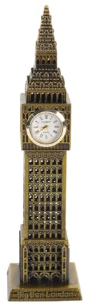 Riven Metall Statue Big Ben Modell Dekoration London Clock Tower Modell Wahrzeichen Architektur Statue Handwerk Ornament für Home Decoration