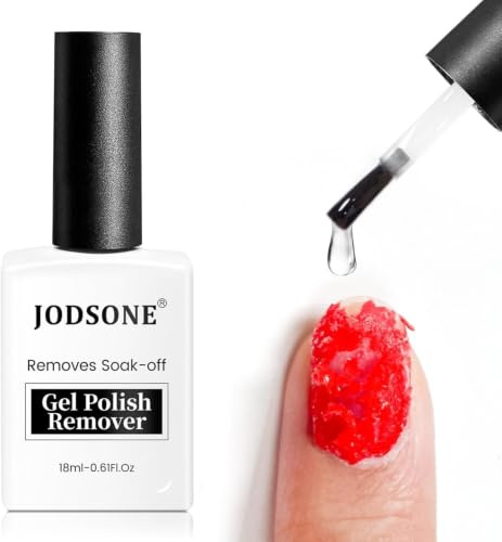 JODSONE 18ML Gel Nagellackentferner, schneller Gelentferner für Nägel, entfernt Gel Nagellack in 3–5 Minuten ohne Folie, Einweichen oder Einwickeln