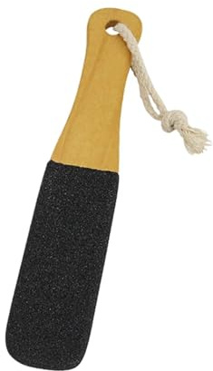 2 Stück Bimsstein-Peeling | Professionelles Pediküre-Werkzeug zur Entfernung von Hornhaut und abgestorbener Haut am Fuß(Black)