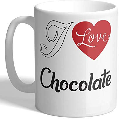 I Love Mugs - I Love Chocolate - Mug, Ceramic, 11fl.oz.