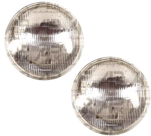 2 X Genuine Sealed Beams 5 3/4 Headlights Headlamps Classic Car Tractor RHD UK