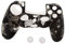 JERKKY Gamepad Cover Silikonhülle Schutzhülle + 2 Griffkappen für PS4 - Schutz während des Spielens auf der Konsole, Verbessern des Griffs