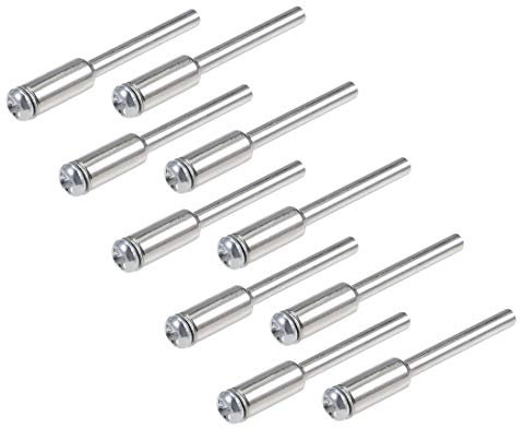 sourcing map 10Stk. Trennscheibe Schraube Dorne 3mm Schaftdurchmesser Trennscheibenhalter Werkzeuge