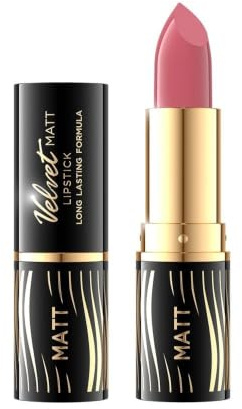Eveline Cosmetics Eveline Velvet Matte Lippenstift Nr. 511 - Langanhaltend, Feuchtigkeitsspendendes Mattes Finish mit Candelillawachs und Vitamin E