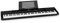 Schubert Preludio - Teclado, 88 Teclas, Curva de Velocidad Regulable, Iluminación de Teclas, Pedal de sostenido, 140 Tonos, 16 Canciones Demo, USB, Función de grabación, Aprendizaje y división, Negro