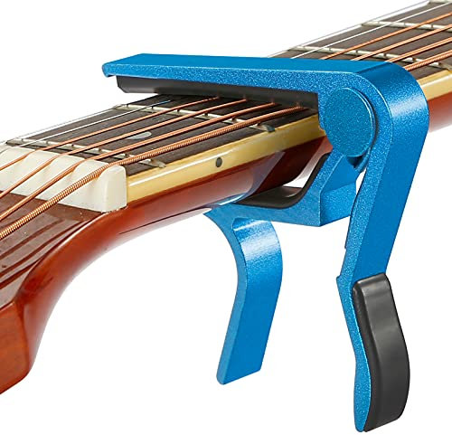 Gitarre Kapodaster Capo Capodaster Kapo für fast alle Gitarre Gitarren Kapodaster Guitar Capo Capotastos (Blau)
