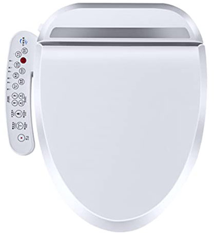 JYMYGS Abattants WC, Sièges de Toilette pour Bidet Électriques Intelligent, Buses Autonettoyantes Séchage Instantané À L'Air Chaud, Douchette WC Les Soins Intimes Toilettes Japonaises, Lon006mkj