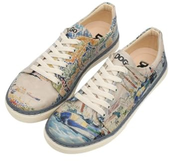 DOGO Damen Watercolor and Sailors Sneaker