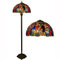 BOTOWI Vintage Tiffany Style Stehlampe 17 Zoll Pastoral Grape Stehleuchte Handgefertigte Glasmalerei Leselampe für Wohnzimmer Schlafzimmer