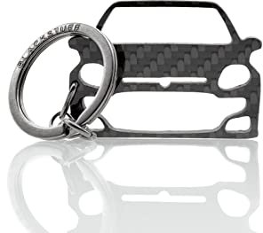 BlackStuff Portachiavi in fibra di carbonio compatibile con Punto Evo Abarth BS-1049