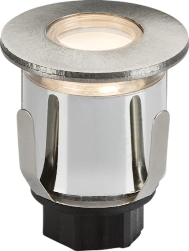 230V IP65 0.6W LED Mini Ground Light Comes with Three Interchangeable Heads - 3000K