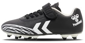 hummel Unisex Kinder Top Star F.g. Jr Football Shoe, Black White, 26 EU