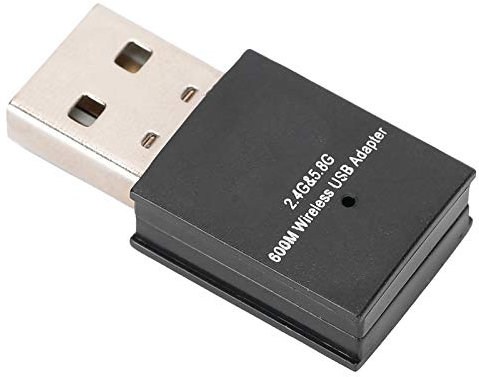 Lazmin112 Portable USB PC WIFI Receiver, Desktop Computer Wireless Network Card 600M WIFI Receiver Adapter W58 RTL8811au