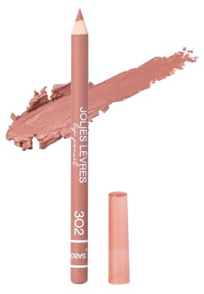 Vivienne Sabo - Lip Pencil Jolies Levres 302 Natur Brown – cremiger Lippenkonturenstift für präzise Konturen, leicht verblendbar, verlängert die Haltbarkeit von Lippenstift und Gloss