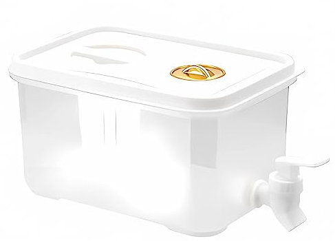 Cymwer 3.5/5/10l Drink Dispenser with Tap,Plastic Juice Drink Dispenser,Large Capacity Fruit Tea Drink Bucket