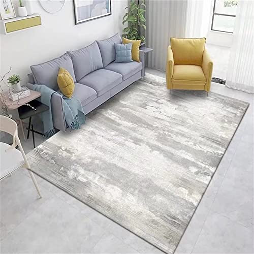 RUGMRZ Teppich Kinderzimmer Junge Salon Auslegware Einfaches graues Schlafzimmerzubehör Wohnzimmer Wohndekorationszubehör verschleißfest Balkon 160X230CM