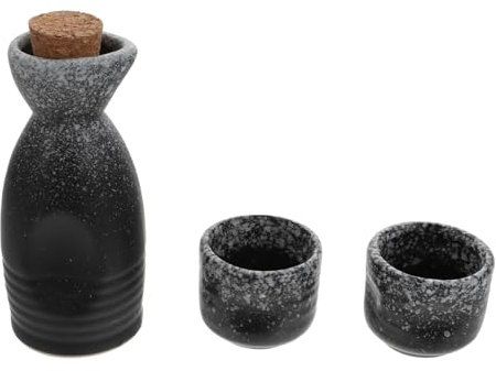 FELTECHELECTR 1 Juego Jarra De Sake Servidor De Sake Japonés Botella para Servir Sake Decoración Vintage Bote De Vino Chino Trajes Azules Estilo Japones Pequeña Botella De Vino Cerámica