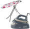 Beldray COMBO-9214 Steam Station Iron & Ironing Board Set – Steam Surge Pro 1.2L Water Tank, Ceramic Soleplate, Variable Temperature, Collapsible Ironing Table, Adjustable Iron Rest, 122 x 38 cm