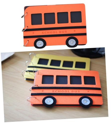 VINTORKY Fotoalbum Kreatives Kindergartenwachstumsalbum Handgemachtes Erinnerungsbuch Für Familie Und Junge Mädchen Orange Für Reisen Abschlussfeiern Und Besondere Anlässe