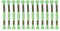 QUARKZMAN 12 Gomitoli di Filo da Ricamo 8,75 Iarde (8m) Filo Punto Croce in Cotone Egiziano a Fibre Lunga per Punto Croce Cucito Braccialetti Artigianato, Verde Pastello (6013)