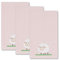 La Maison Woven Embroidered Tea Towels Pack of 3 Large 40 x 70cm Super Absorbent Housewarming Gifts 4 Styles Cotton Rich (Pink, Sheep)
