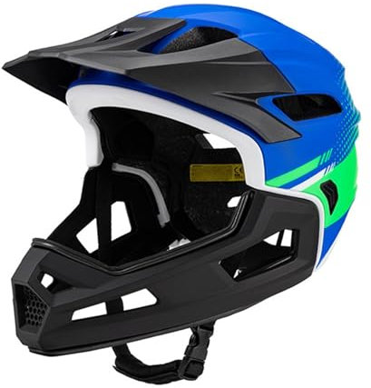 Harilla Integralhelm Fahrradhelm Fahrradausrüstung Fahrradhelm Schutzhelm Cap Road Mountainbike Helm für Erwachsenensport, Grün blau