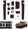 GAFAT Dacia Duster 3 Non-Slip Mats - Rubber Mats for Centre Console, Cup Holder, Door Seam - Red