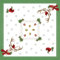 Mank Airlaid Tischdecke Janosch 80 x 80 cm 20 Stück – Premium Einweg-Tischdecke für Festliche Anlässe, Weihnachten Weihnachtstischdecke