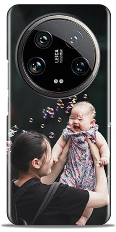 DEALY Coque Personnalisée pour Xiaomi 14 Ultra - Personnalisable avec Votre Propre Image & Photo - Coque Souple personnalisée avec Photo