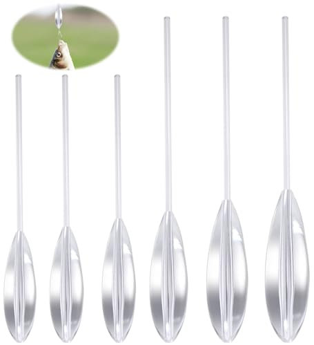 6 Stücke Spirolino Sinkend Sbirolino Set 8g/10g/12g/15g/20g/25g Langsam Sinkend Set zum Forellenangeln Verdeckter, Geringer Widerstand Dauerhaft Forellen Angeln Ideal für Forellenteig und Spoons