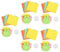 Uonlytech 5 Sätze Papierschneidewerkzeug-set Bastelsets Kit Zur Papierherstellung Bausatz Origami-papier-kit Kinderhandwerk Chinesisches Origami-papier Lustiges Scherenschnitt-set