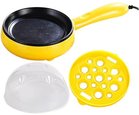 Generisch Kleine Bratpfanne, Elektrischer Eierkocher, Antihaft Kochgeschirr HitzeBeständig Für Frühstück Snacks Abendessen Omelett Pfannkuchen