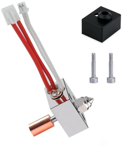 Newwish Sprite Extruder Pro Ender 3 S1 Hotend 24V 60W Upgrade Kit,Beschichtete Kupfer Heizblock,Düse 0,4mm,Bi-Metall Heatbreak für Ender 3 S1,Ender 3 S1 Pro,S1 Plus,CR-10 Smart Pro Hotend,300℃