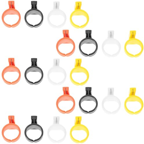 Coupe-bagues de Couture en Plastique, 20 Pièces, Outil de Coupe | Coupe Fil Couture, pour Point de Croix et Couture à Main, Compact et Léger, Portable