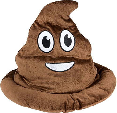 Rhode Island Novelty HAEMOPO-1PC Poop HAT Texter Emoji-Hut, Cartoon, braun, Einheitsgröße