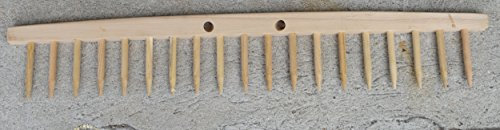 Rastrello il legno da 19 denti ad uso agricolo e per orticoltura-giardinaggio
