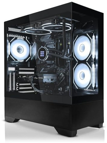 SYSTEMTREFF Office PC Intel Core i9-14900 24x5.8GHz | UHD 770 4K HDMI DX12 | 1TB M.2 NVMe | 32GB DDR5 RAM | WLAN Silent Desktop Computer Rechner für Büro Business Multimedia