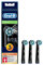 Braun Oral-B 4210201216162 Oral-B CrossAction Black Edition Aufsteckbürsten, Borsten im 16-Grad Winkel für eine überlegene Reinigung, 3 Stück
