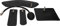 BRILLIANT TOOLS BT516010 Druckkissen-Satz, 5-tlg [Powered by KS TOOLS]