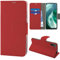 N NEWTOP Cover Compatibile per Huawei P40 Lite 5G, HQ Lateral Custodia Libro Flip Chiusura Magnetica Portafoglio Simil Pelle Stand (Rosso)