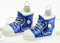 condecoro Christbaumschmuck Turnschuh 2er Set Glas Weihnachten