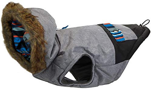 Greenhound SOS Hundemantel Gr. XL Rückenlänge 60 cm - warme Hundejacke aus pflegeleichtem und wasserabweisendem Polyester