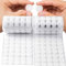 Hook and Loop Dots Self Adhesive 20mm, ZAWTR 500 Pcs Sticky Back Coins Double Sided Strong Sticky Hook and Loop Tapes, Waterproof DIY Stickers Crafts Dots Round Pads for Home School Office (White)