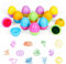 Osterstempel, Tierstempel für kinder, 12 Osterei Kinderstempel, Easter Eggs Stempel, Mini Stempelspiel Jagd Runde Kinder für Ostern Partyzubehör, Geschenk auf Kindergeburtstag