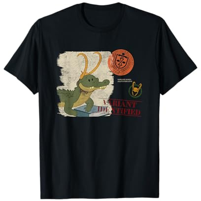Marvel Loki Cartoon Alligator Loki Variant Identified T-Shirt