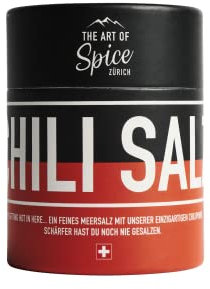 The Art of Spice Chilisalz - Chili und feines Meersalz ideal für Pasta, Salate und als Finish für Marinaden & weitere köstliche Gerichte, vegan, 100 g